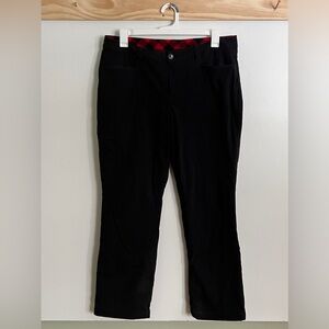 Eddie Bauer Flannel Lined Hiking Pants Outdoor Women Size 14